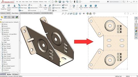 solidworks make sheet metal part|sheet metal 3d sketch solidworks.